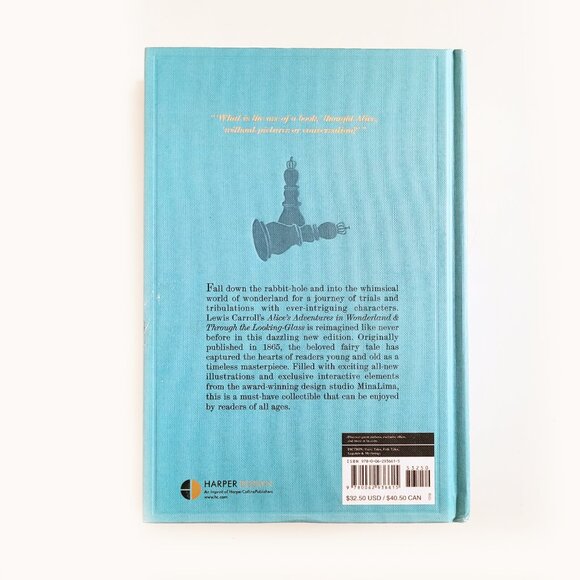 Alice's Adventures in Wonderland MinaLima Edition Illustrated Hardcover Book - Picture 13 of 14
